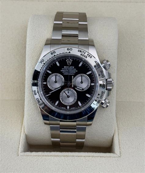 rolex daytona senza documenti|Rolex Daytona oro bianco racing dial grey del 2013 full set for £ .